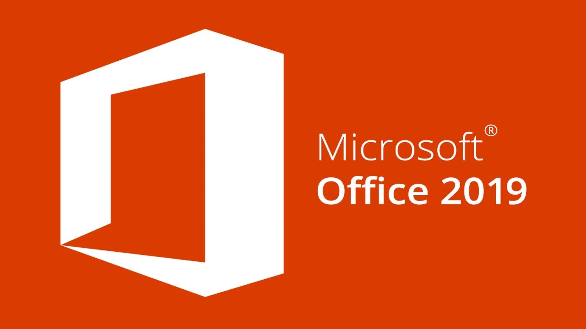 Обложка Microsoft Office 2019